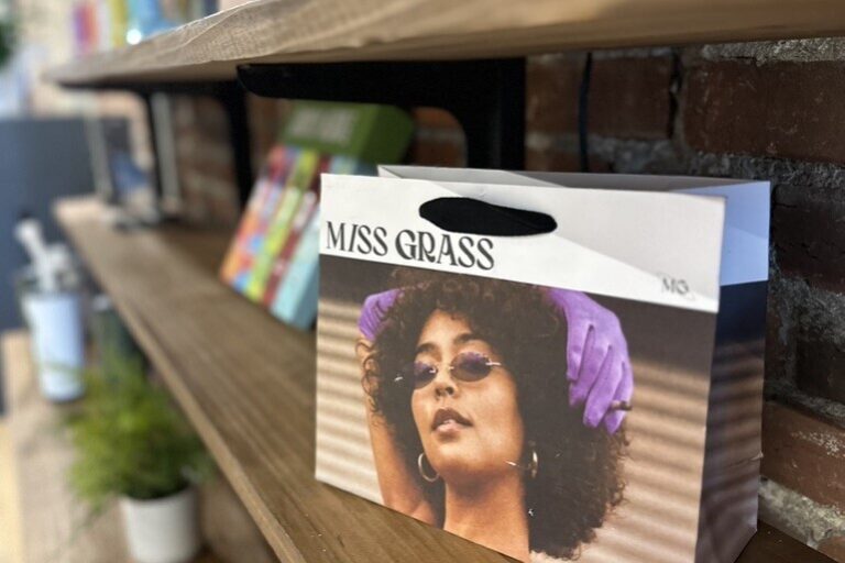 cannabis products on a shelf