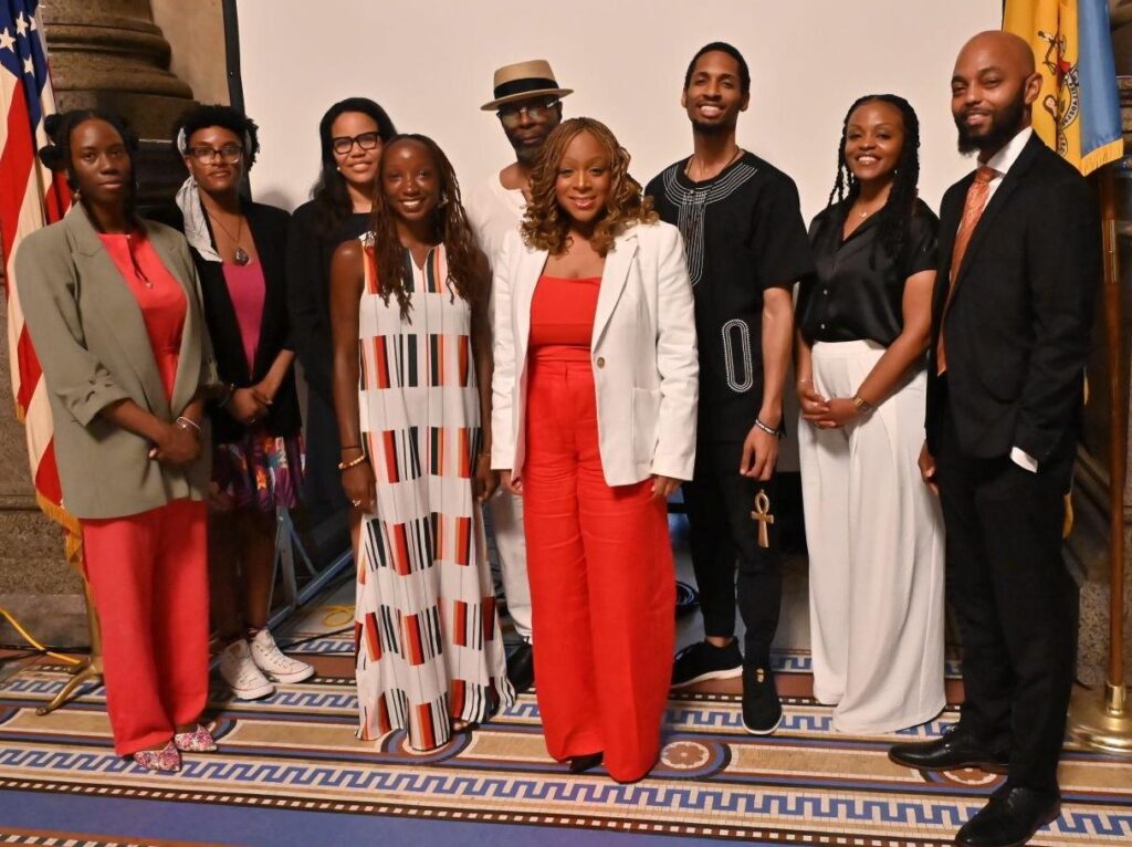 reparations-task-force-2024 Jamie Gauthier posing with other members of the task force