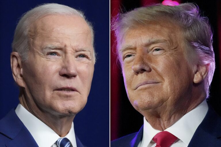 Joe Biden and Donald Trump