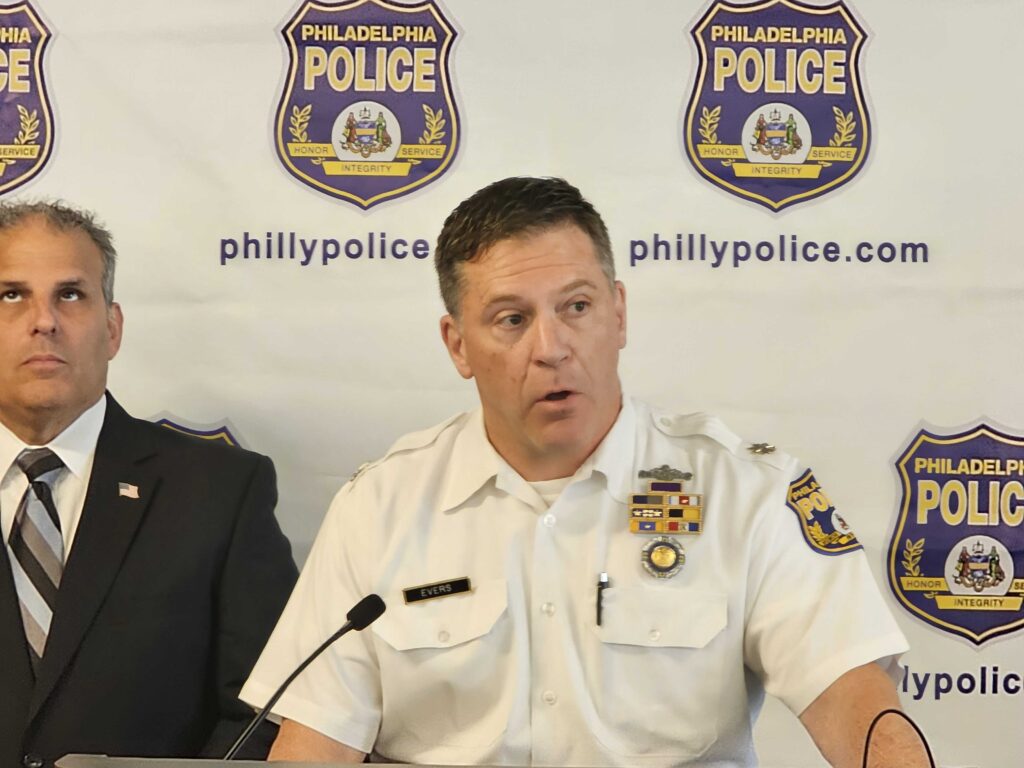 Inspector-Ray-Evers-2024-06-04 Inspector Ray Evers off the Philadelphia Police (Tom MacDonald WHYY)