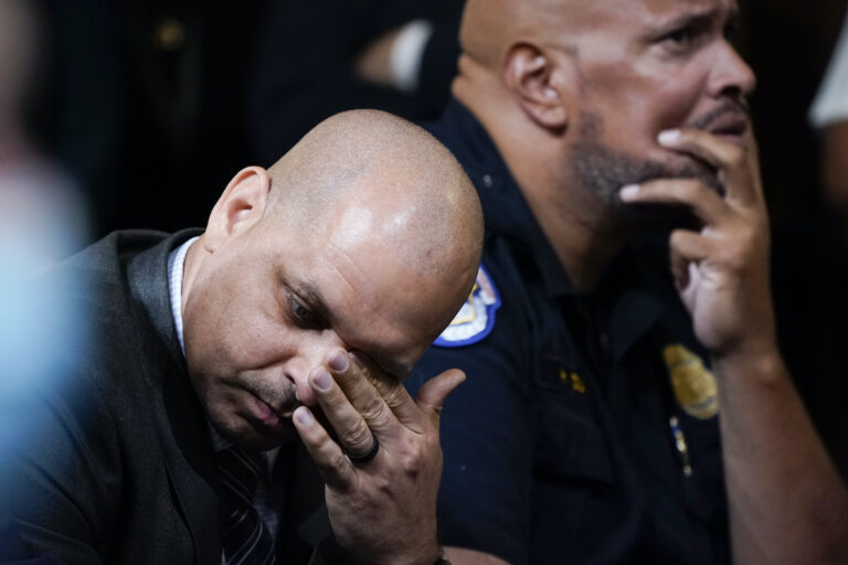Police officers in the Pa. Capitol