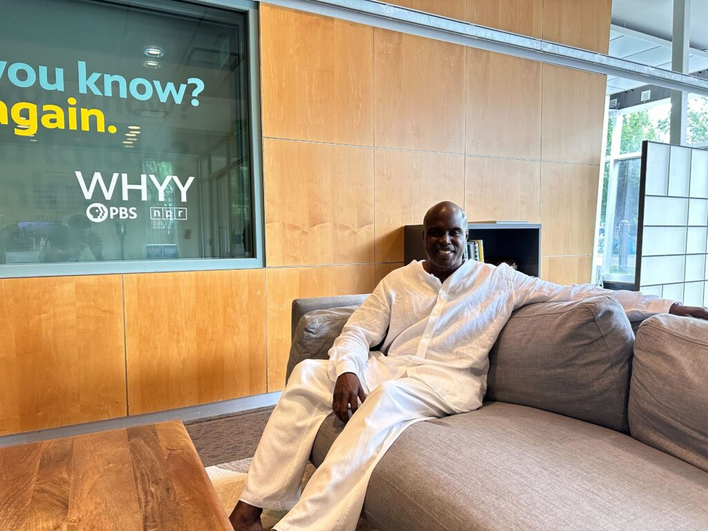 Solomon Jones at WHYY studios