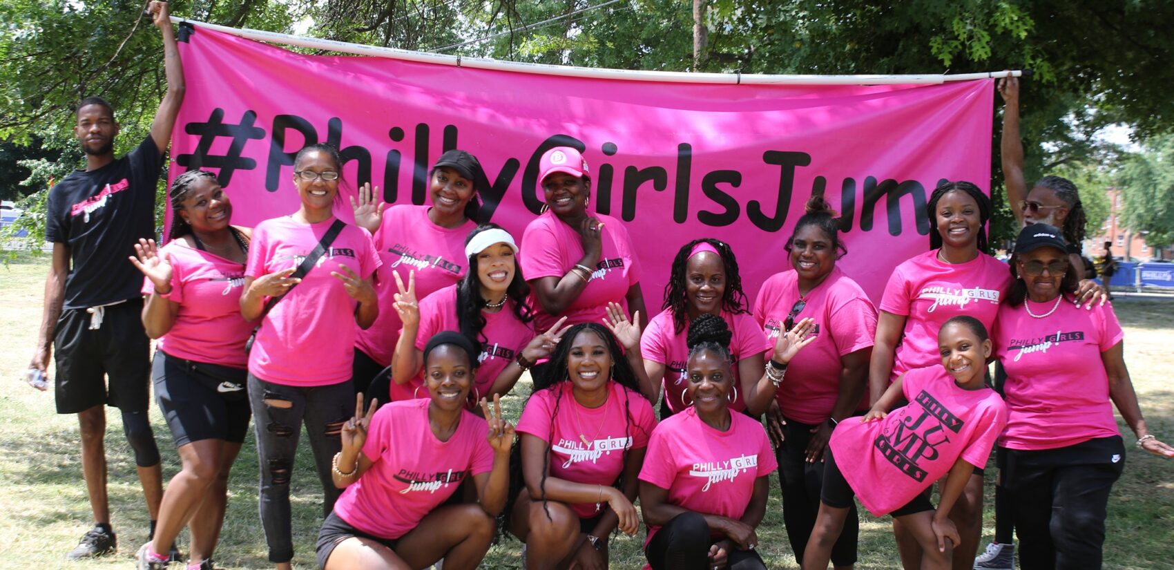 Philly Girls Jump showed off their double dutch during the Juneteenth Parade to draw people together and 