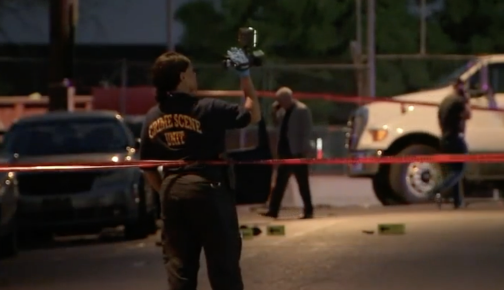 philadelphia-officer-shooting-kensington-june-2024 Officers at the scene of a shooting in Philadelphia's Kensington section on June 22, 2024. (6abc)