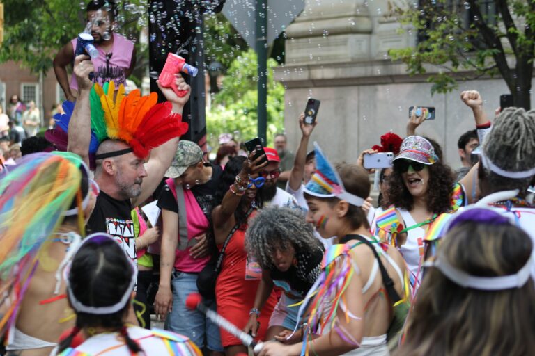 People marching for Philly Pride 365