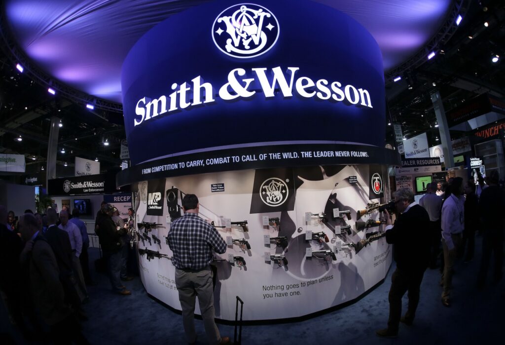 Economic Development Tennessee Smith and Wesson display at a gun show