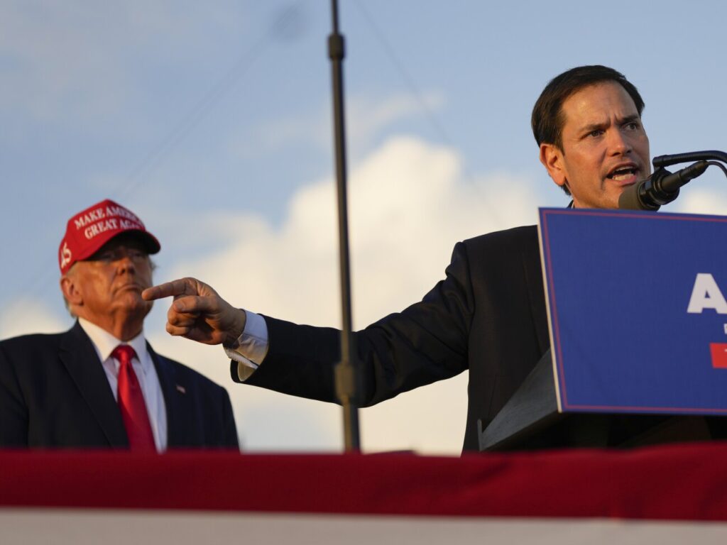 Donald Trump and Marco Rubio