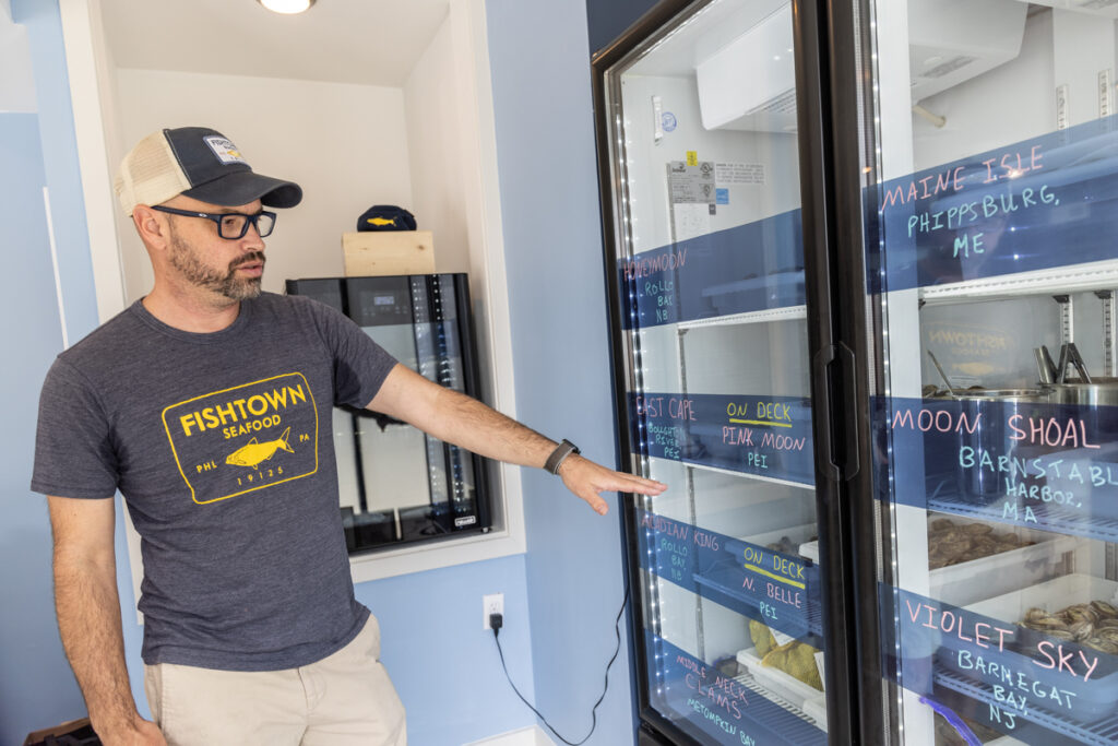 Bryan Szeliga at his shop