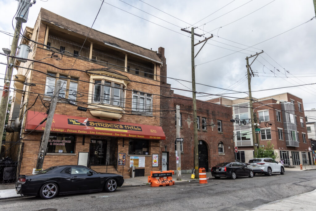 Barber’s Hall on West Oxford Street in North Philadelphia