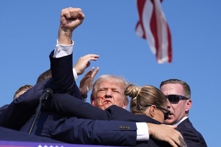 Donald Trump gunshots