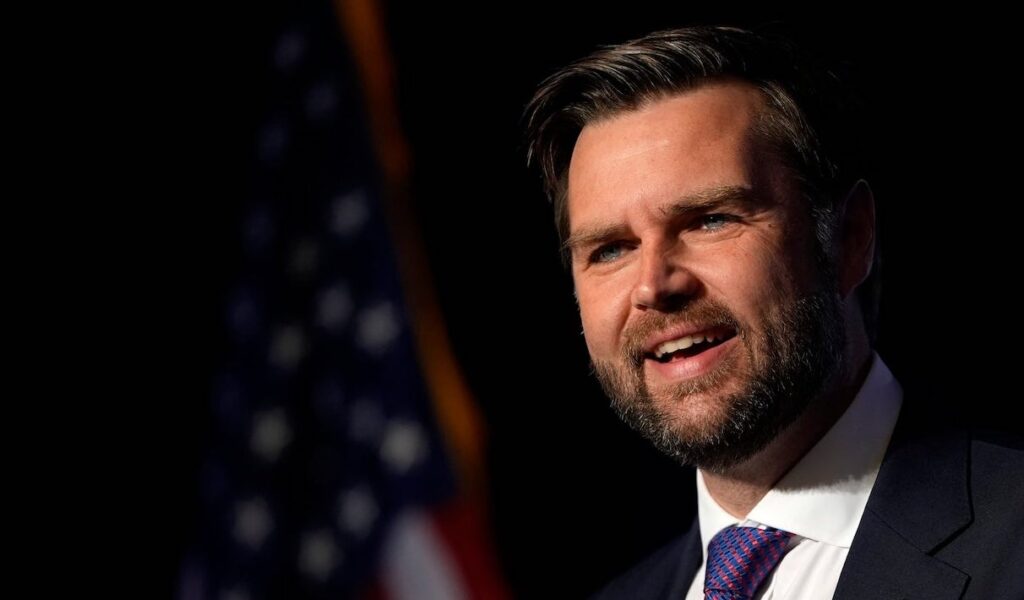 Election_2024_RNC_breakfast-ap-2024-07-19 Republican vice presidential candidate Sen. J.D. Vance, R-Ohio, speaks during Faith & Freedom Coalition's God & Country Breakfast, Thursday, July 18, 2024, in Milwaukee. (AP Photo/Carolyn Kaster)