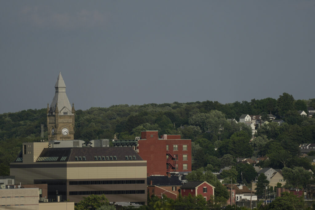 Election 2024 Trump Shooting Butler Skyline of Butler