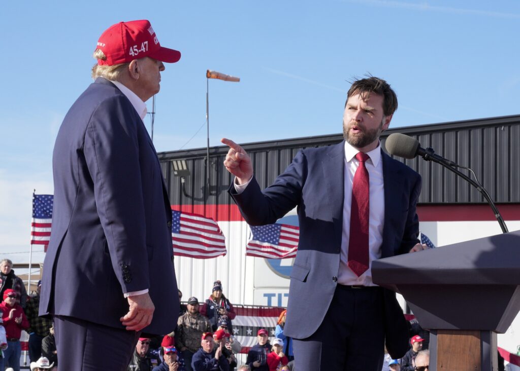 Election 2024 Trump VP Trump and Vance