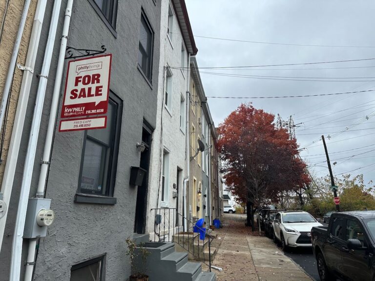 A single-family home in the East Falls neighborhood in Philadelphia