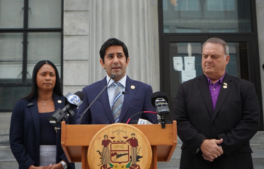 Jamila Winder, Neil Makhija and Tom DiBello