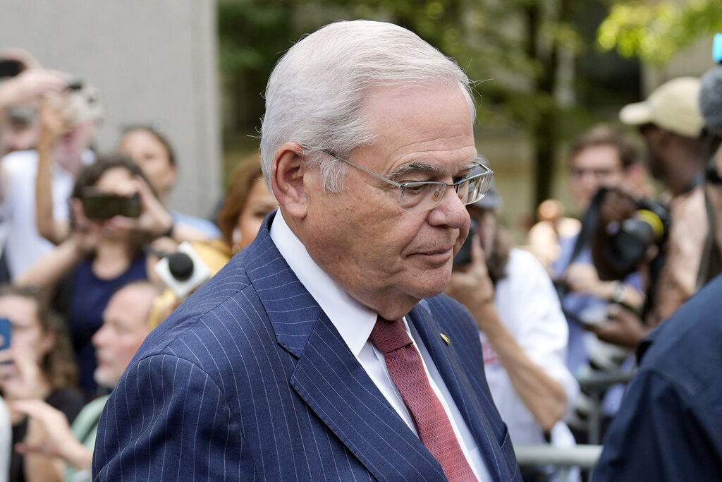 Bob Menendez Sen. Bob Menendez leaves federal court