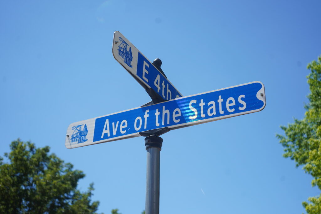 chester-pa-k-cooper-2024-07-23-6 street sign for Avenue of the States