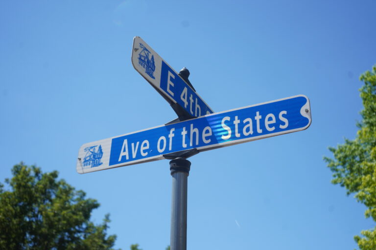street sign for Avenue of the States