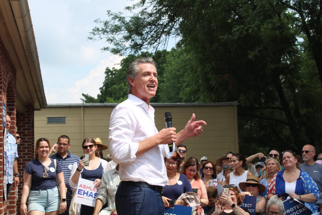 Gov. Gavin Newsom Doylestown