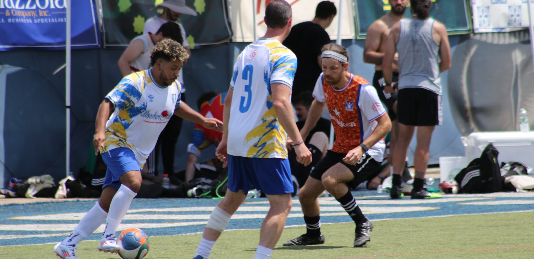 Charm City FC repeated as champions in the second tier of the Mixto division at the Icarus Cup on Saturday. (Cory Sharber/WHYY)