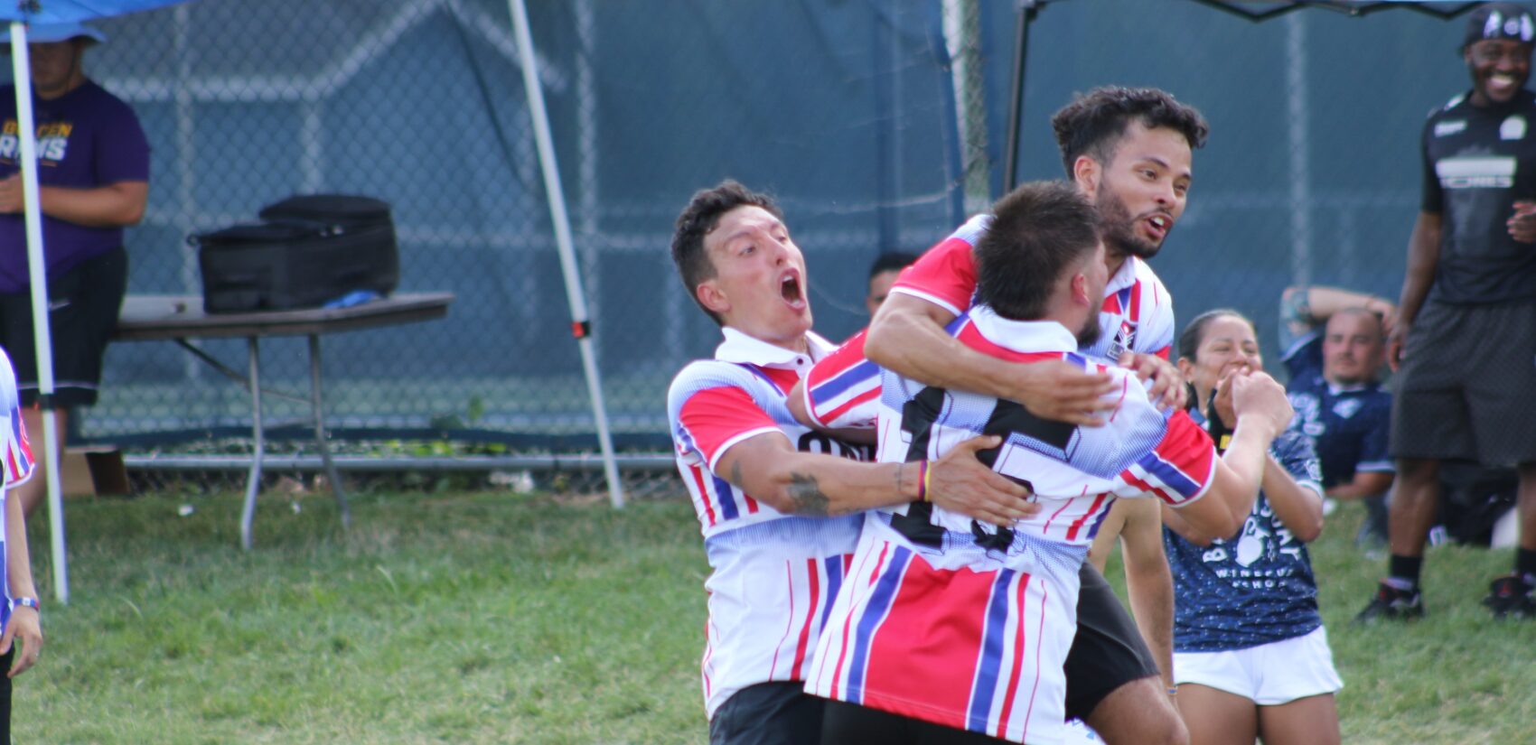 More than 1,000 players across 80 teams competed at the Icarus Cup on July 13, 2024 including matches at the Vidas Athletic Complex. (Cory Sharber/WHYY)