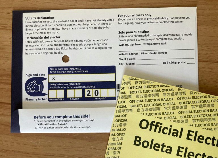 Mail ballot