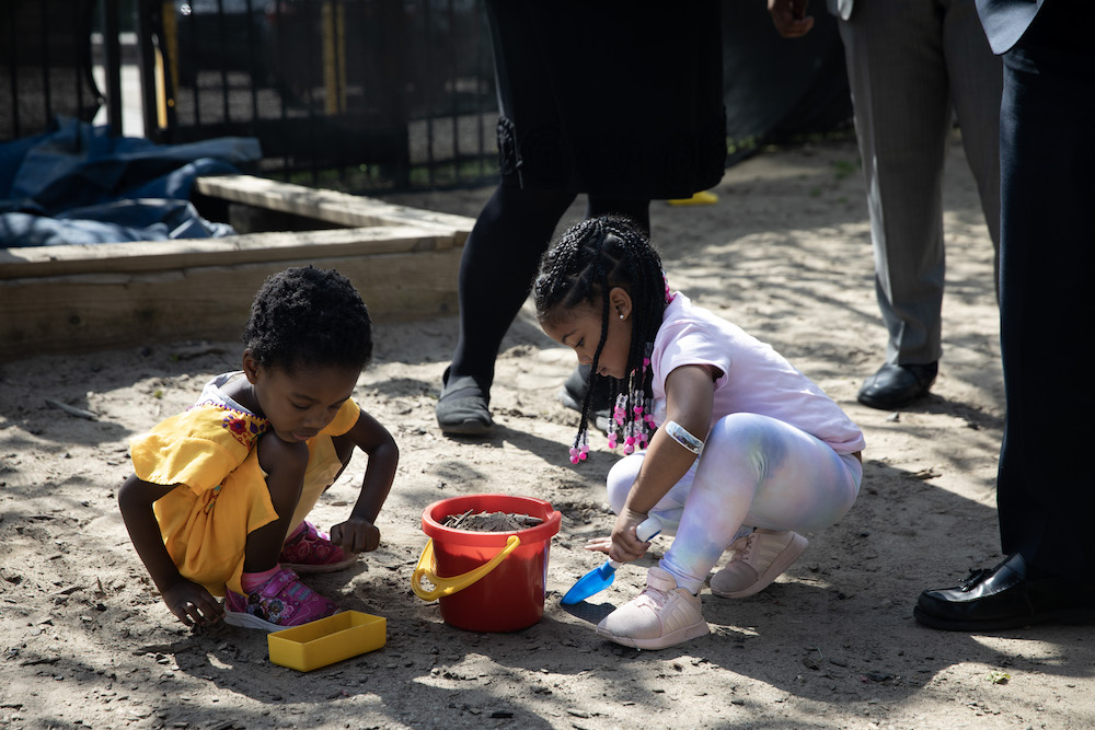 Lt. Gov. Austin Davis to Highlight Shapiro-Davis Budget Investments in Early Childhood Education children playing in a sandbox