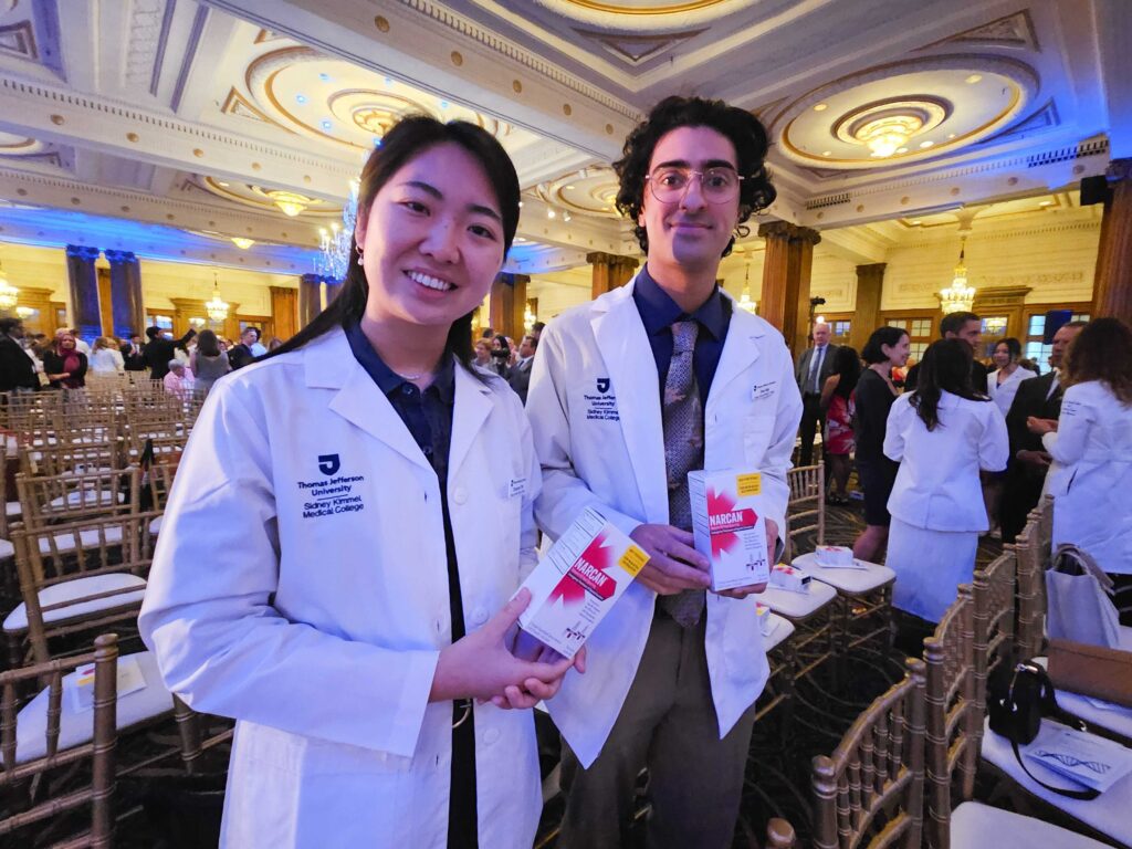 white-coats-narcan-n-leonard-2024-07-26-5 Zhongxuan Chen and Omar Baig