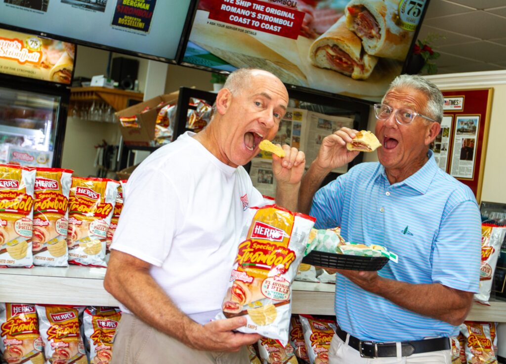 Eating Herr's chips