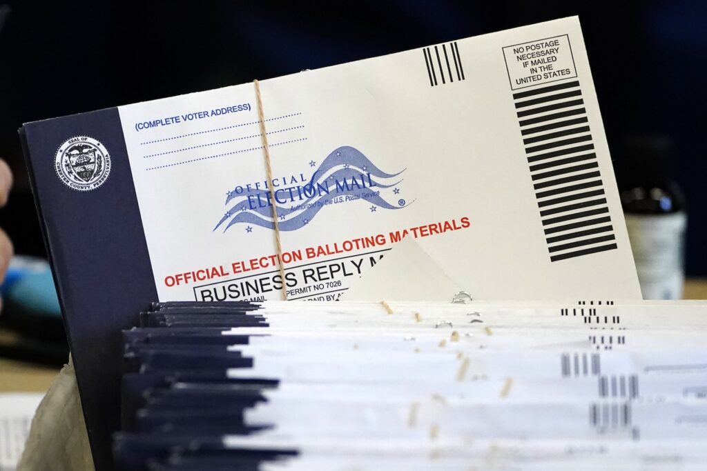 Pennsylvania Elections-Mail Ballots Chester County election workers process ballots