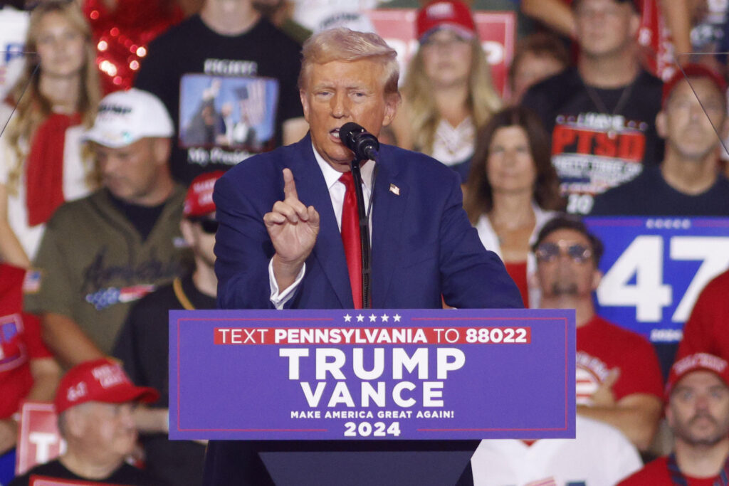 Donald Trump speaks