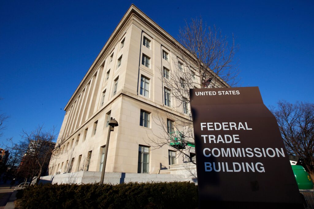 the outside of the Federal Trade Commission building