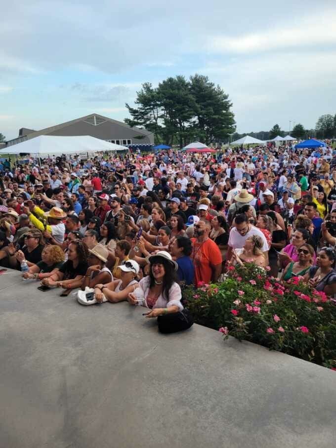 fiesta_latina_mercer_county A large crowd of people is gathered for 2023's Fiesta Latina in Mercer County, New Jersey