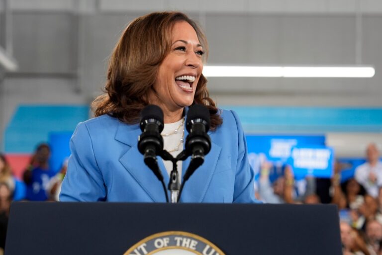 Kamala Harris speaks