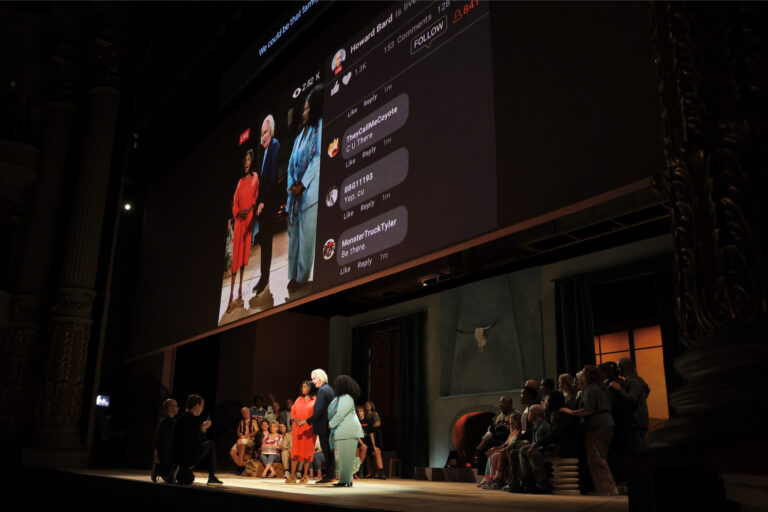 actors onstage