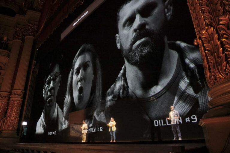 actors onstage