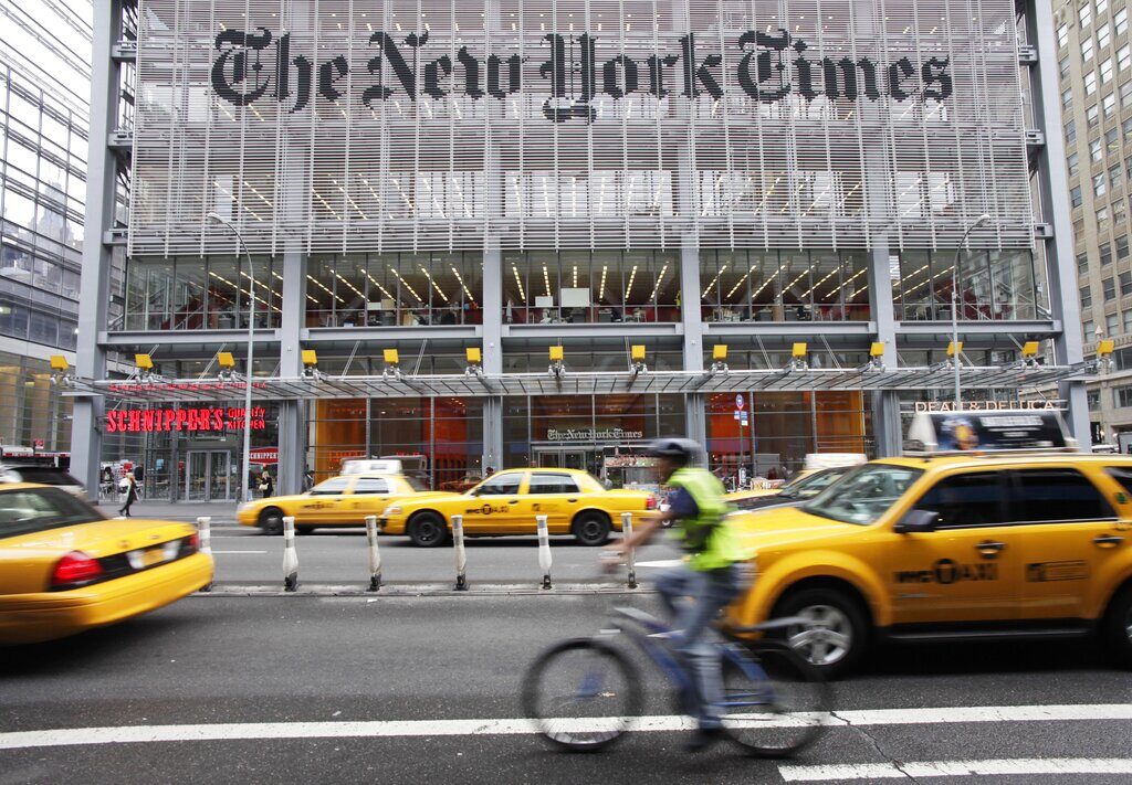 Earns New York Times The New York Times recently announced it would no longer endorse political candidates in local races. (AP Photo/Mark Lennihan)