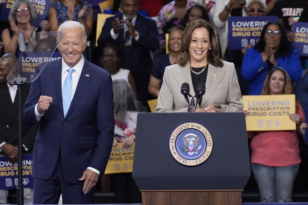 Joe Biden and Kamala Harris