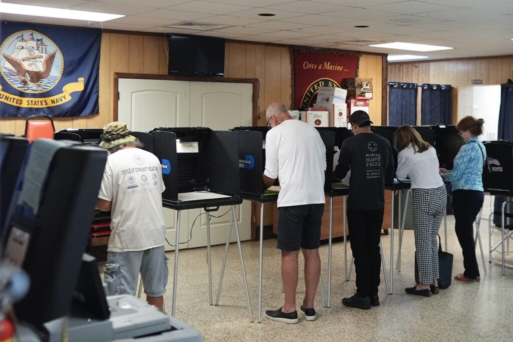 Election 2024 What’s Next voters at their polling place