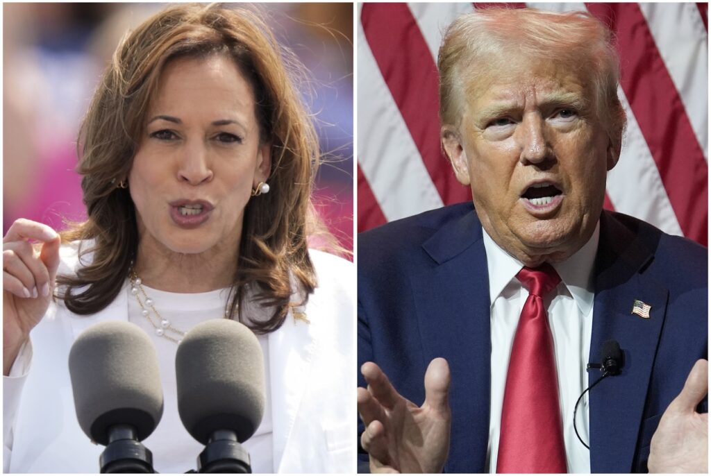 Election 2024: Harris-Trump Combo Image Kamala Harris and Donald Trump