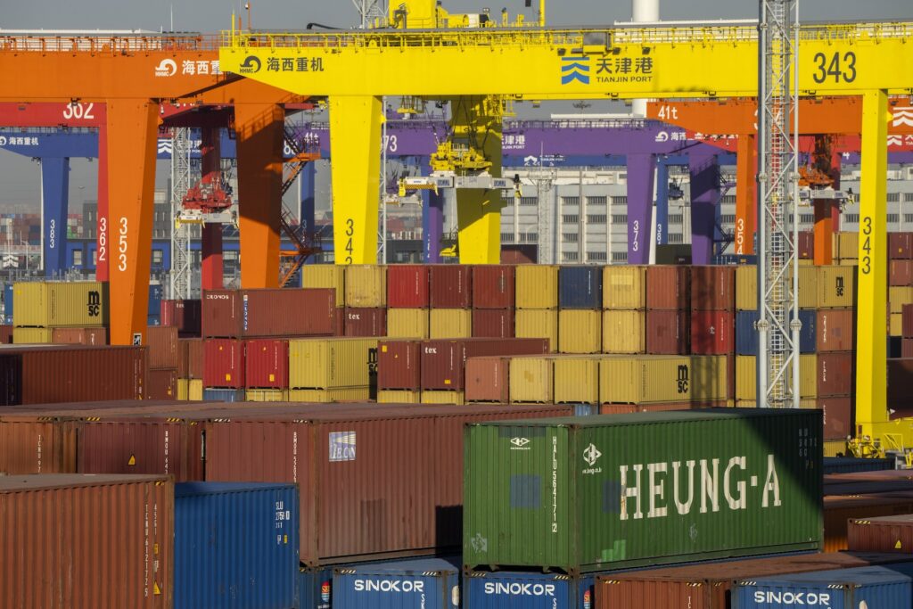 Shipping containers in China