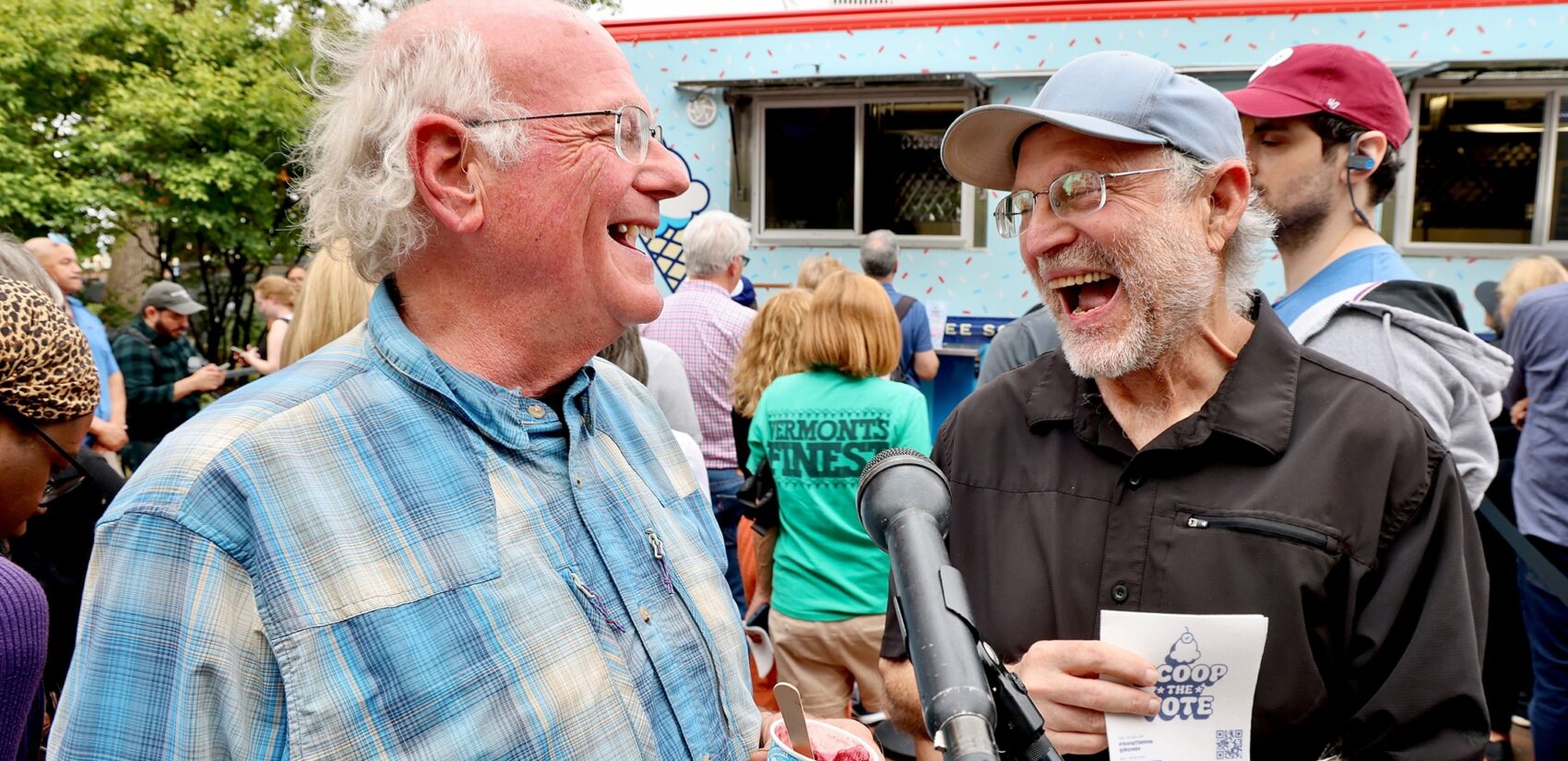 Ben Cohen Jerry Greenfield laugh