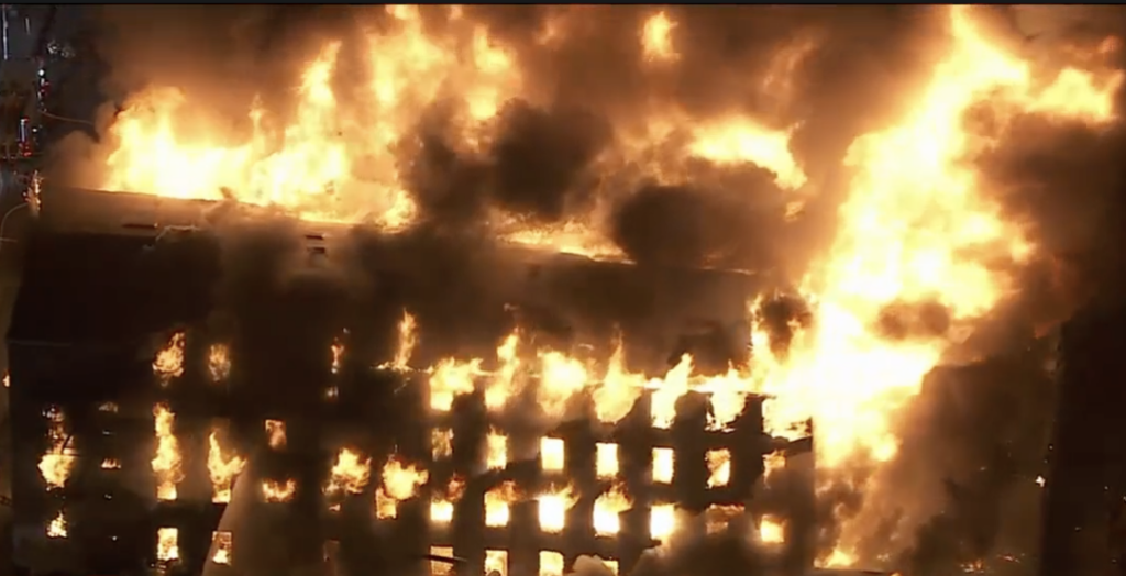 frankford-fire-philadelphia-wpvi A fast-moving fire at a Frankford building.