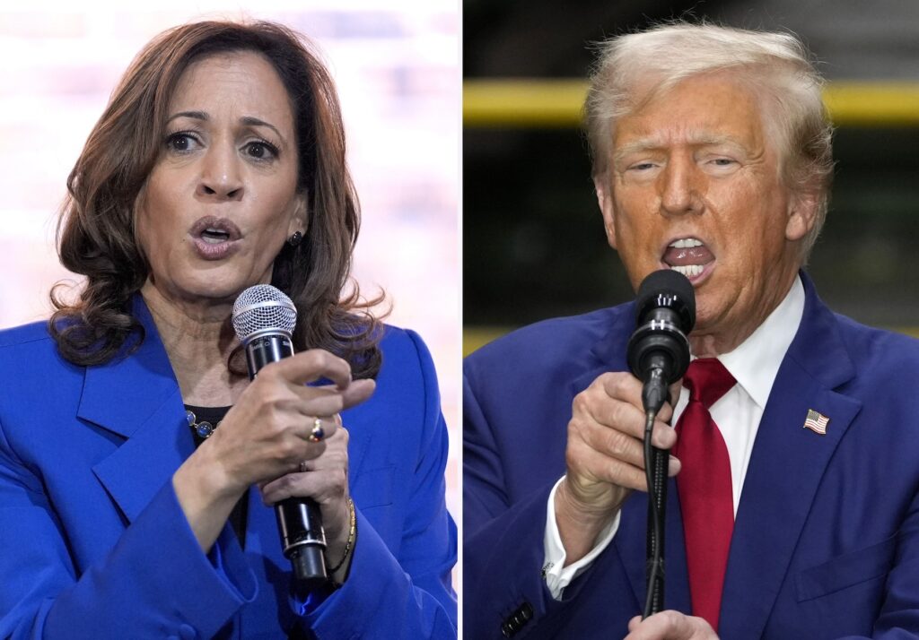 Election 2024 Pennsylvania Kamala Harris and Donald Trump