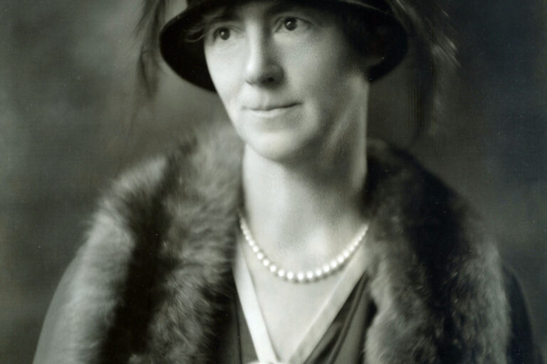 Mary Louise Curtis Bok poses