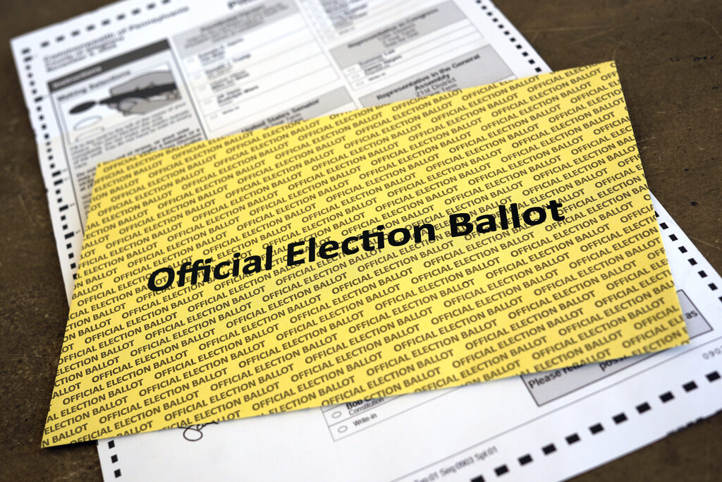 Election 2024 Ballot Damage Explainer This is an official Pennsylvania mail-in ballot in Pittsburgh
