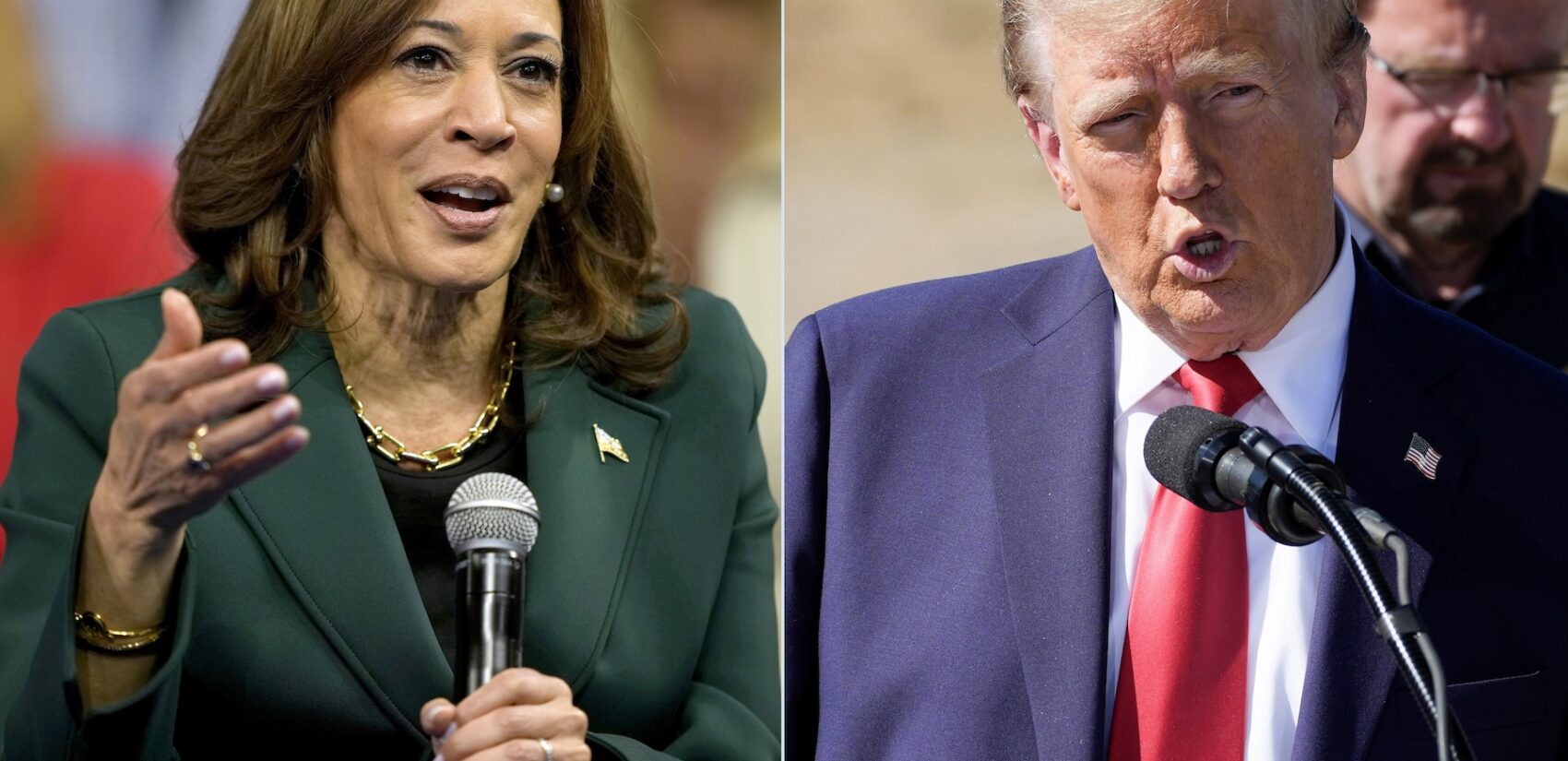 Kamala Harris and Donald Trump
