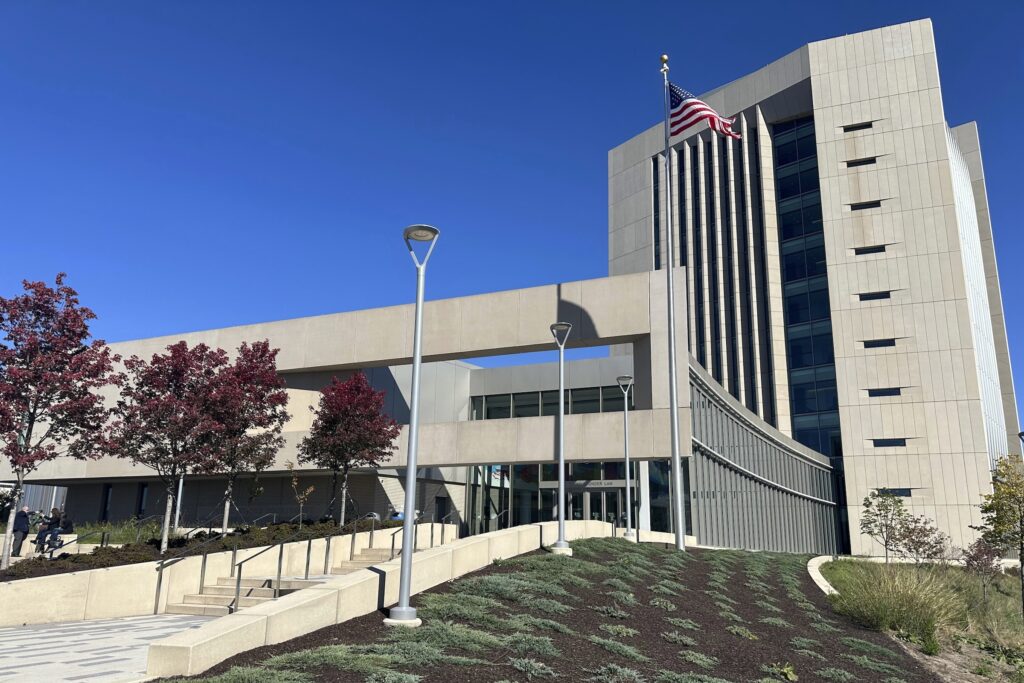 The exterior of the federal courthouse in Harrisburg