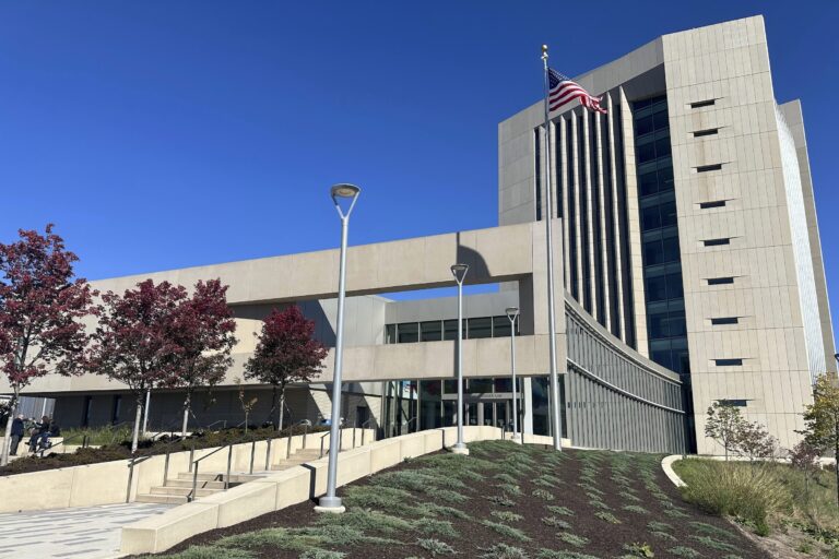 The exterior of the federal courthouse in Harrisburg