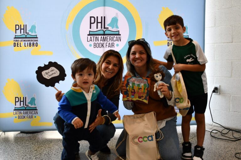 Steffany El Barouki with her children and her mother